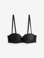 Plum Purple/Black Lace Light Pad Strapless Multiway Bras 2 Pack A-E - Image 11 of 14
