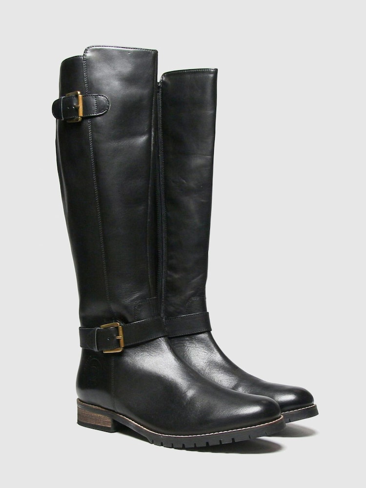 Red Or Dead Rod Radley Leather Hi Leg Boots - Image 2 of 4