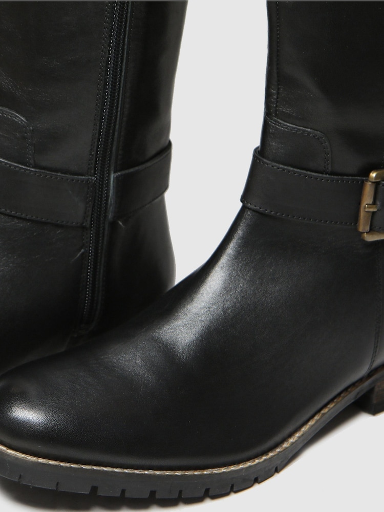 Red Or Dead Rod Radley Leather Hi Leg Boots - Image 4 of 4