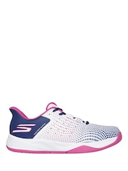 Skechers White Slip-ins Relaxed Fit Viper Court Reload Trainers - Image 1 of 3