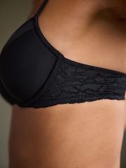 Red/Black Push Up Pad Plunge Smoothing T-Shirt Bras 2 Pack A-E - Image 7 of 12