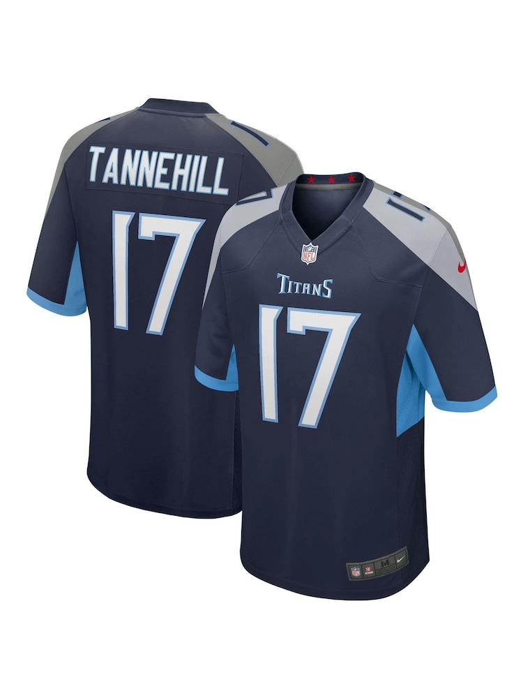 Nike Blue NFL Tennessee Titans Home Game Jersey - Ryan Tannehill - Image 1 of 3