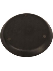 Libra Interiors Black Herringbone Graphite Round Platter - Image 3 of 4