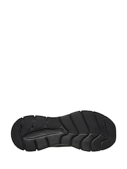 შავი - Skechers Relaxed Fit Flex Zayder Trainers - სურათი 3 3-დან