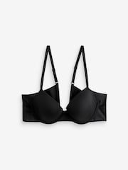 Schwarz - Microfibre & Lace Light Pad Ultimate Comfort Bra A-E - Image 5 of 8