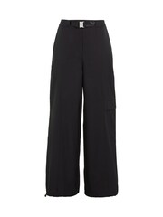 Calvin Klein Jeans High Waist Utility Wide Leg Black Trousers - Image 4 of 6