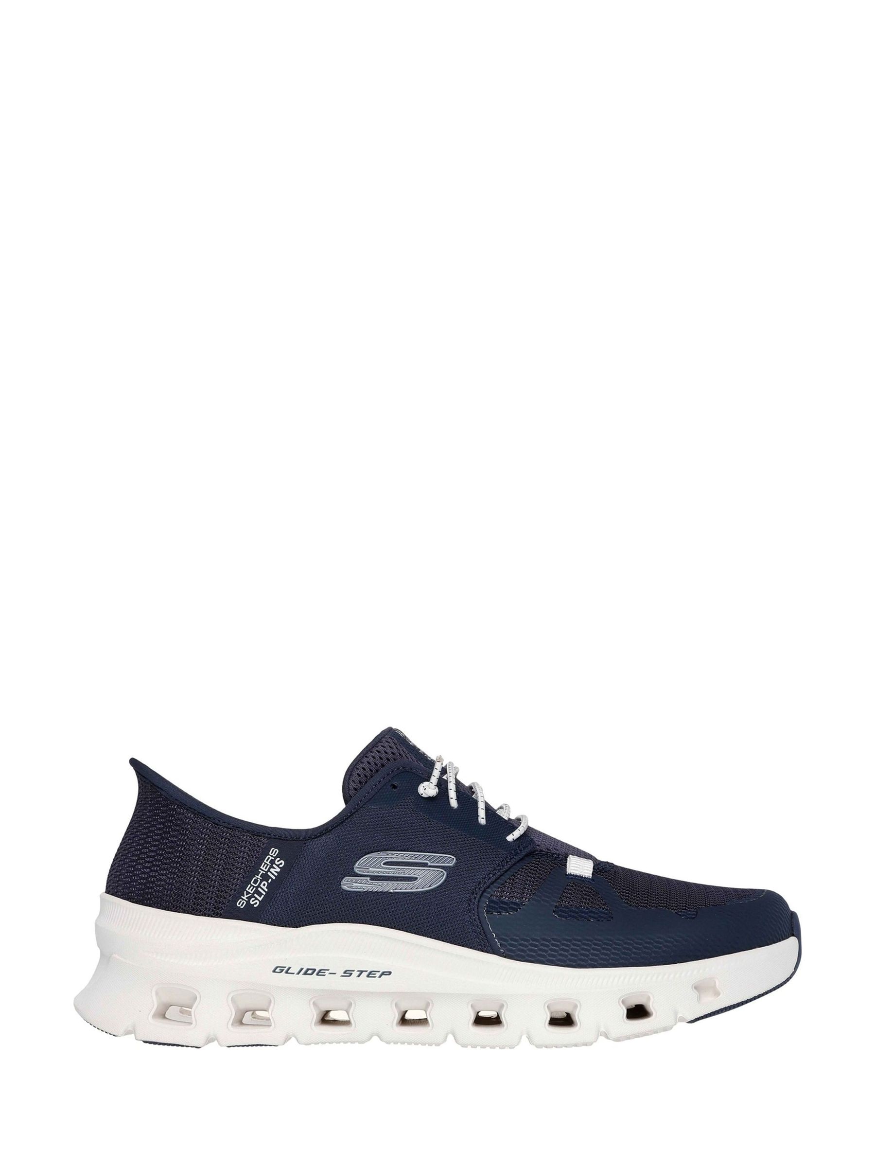 Skechers Women's Navy Men's Wide Fit Glide-Step Pro Slip-Ins Trainer - Image 3