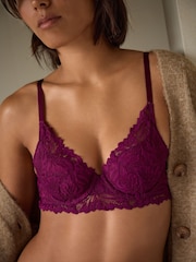 بنفسجي برقوقي - A-E Lace Ultimate Comfort Bra - صورة 3 من 6