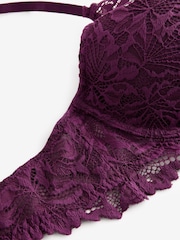 بنفسجي برقوقي - A-E Lace Ultimate Comfort Bra - صورة 5 من 6