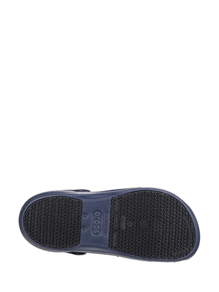 Crocs Blue Bistro Slip Resistant Work Clog - Image 5 of 5