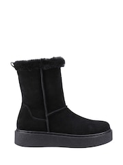 Hush Puppies Black Becca Mid Boots - Image 1 of 4