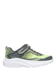 Skechers Grey Microspec Velocity Grid-Drift Trainers - Image 1 of 4