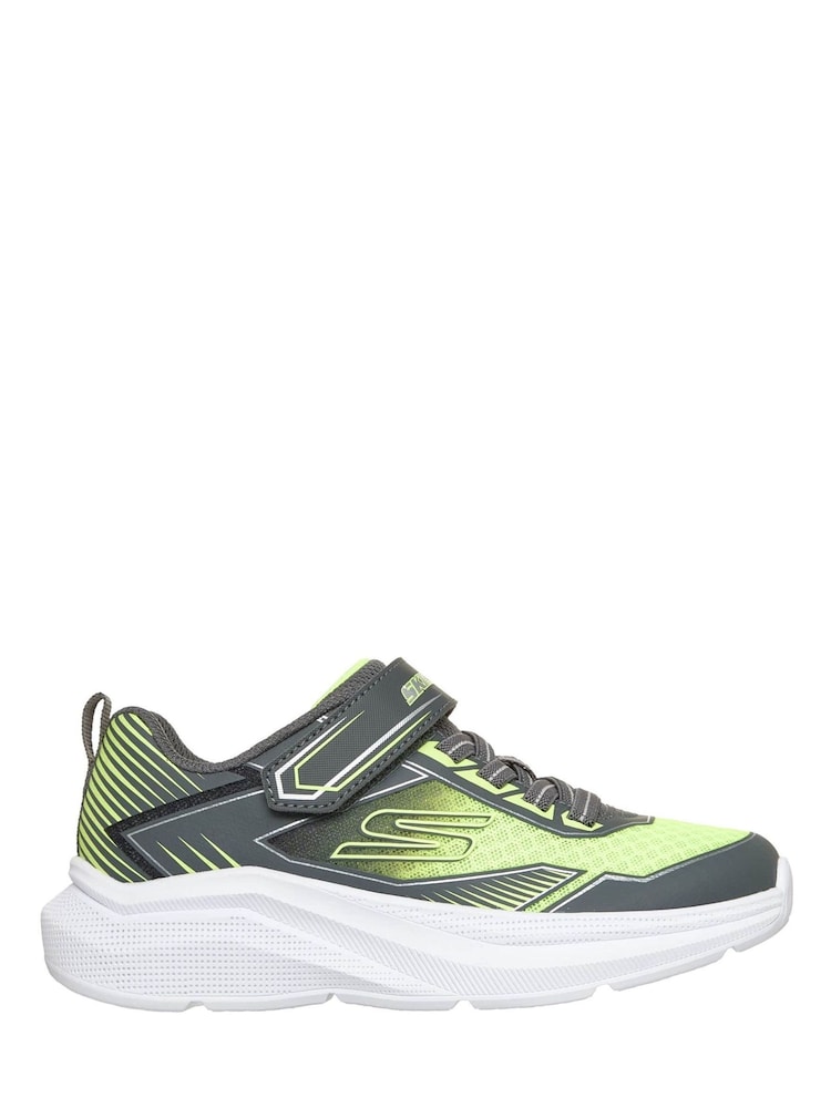 Skechers Grey Microspec Velocity Grid-Drift Trainers - Image 1 of 4 Skechers Grey Microspec Velocity Grid-Drift Trainers - Image 1 of 4