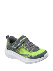 Skechers Grey Microspec Velocity Grid-Drift Trainers - Image 2 of 4