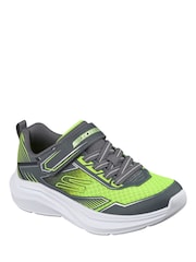 Skechers Grey Microspec Velocity Grid-Drift Trainers - Image 3 of 4