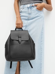 Black Minimalist Backpack - Image 1 of 6