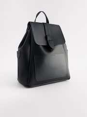 Black Minimalist Backpack - Image 3 of 6