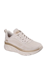 Skechers White Bobs B Flex Hi Flying Trainers - Image 1 of 3