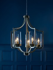Laura Ashley Brass Joseph Chandelier 5 Light Light - Image 2 of 5