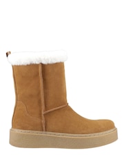 Hush Puppies Brown Becca Mid Boots - Image 1 of 4