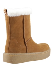 Hush Puppies Brown Becca Mid Boots - Image 2 of 4