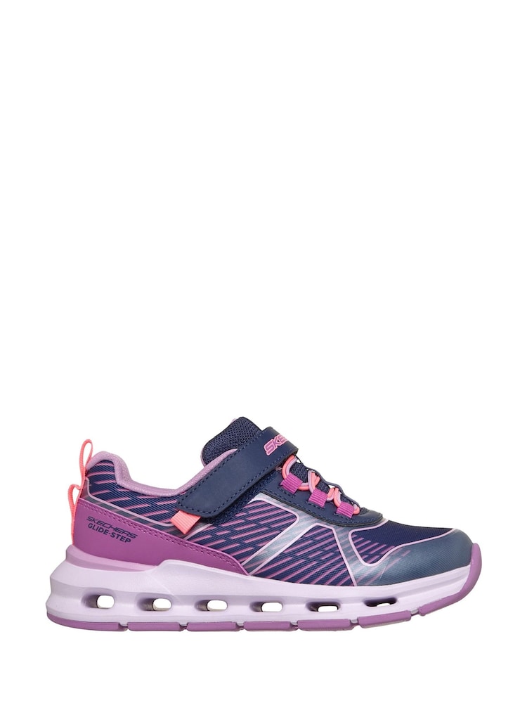 Skechers Blue Glide-Step + Sprint Lines Trainers - Image 1 of 3 Skechers Blue Glide-Step + Sprint Lines Trainers - Image 1 of 3