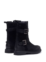 Hush Puppies Black Celine Buckle Boots - Image 4 of 6
