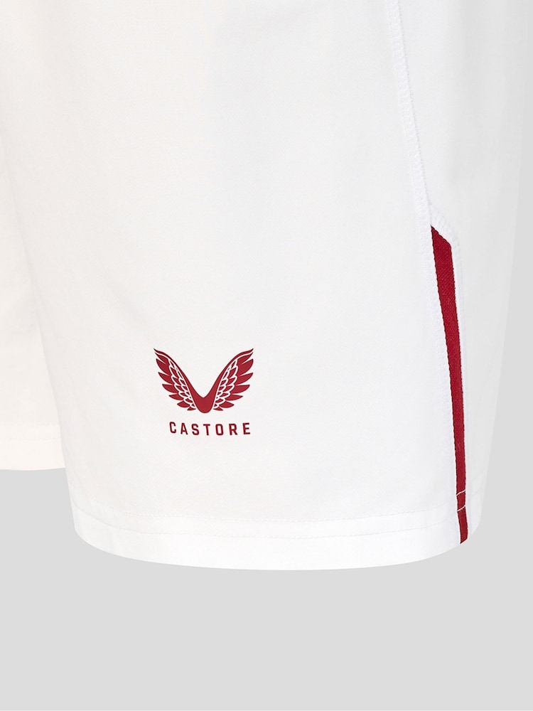 Castore White Home Replica Shorts - Image 4 of 4 Castore White Home Replica Shorts - Image 4 of 4