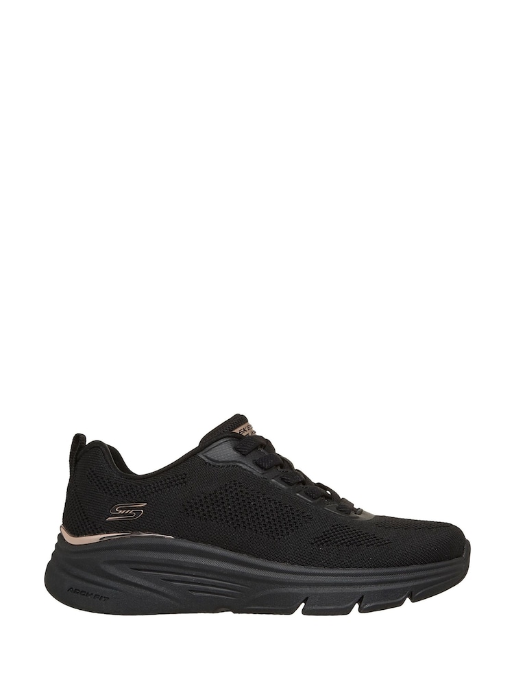 Skechers Black Bobs Arch Fit Elev8 Trainers - Image 1 of 3 Skechers Black Bobs Arch Fit Elev8 Trainers - Image 1 of 3