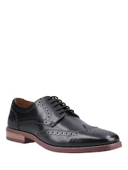 Hush Puppies Black Mack Brogues - Image 2 of 4