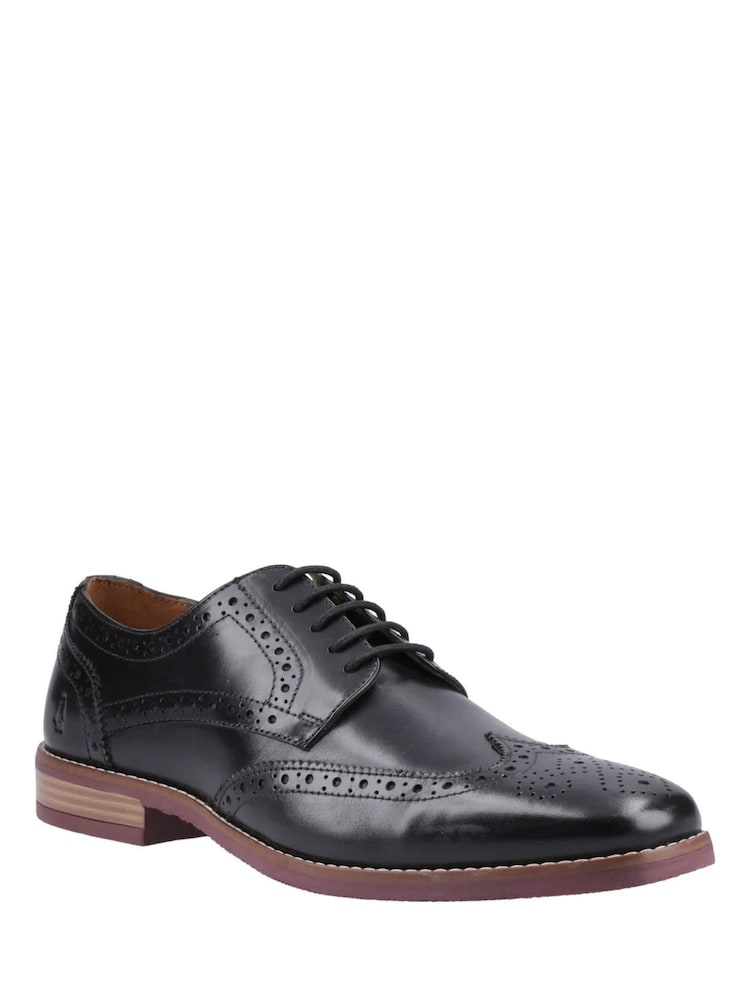 Hush Puppies Black Mack Brogues - Image 2 of 4