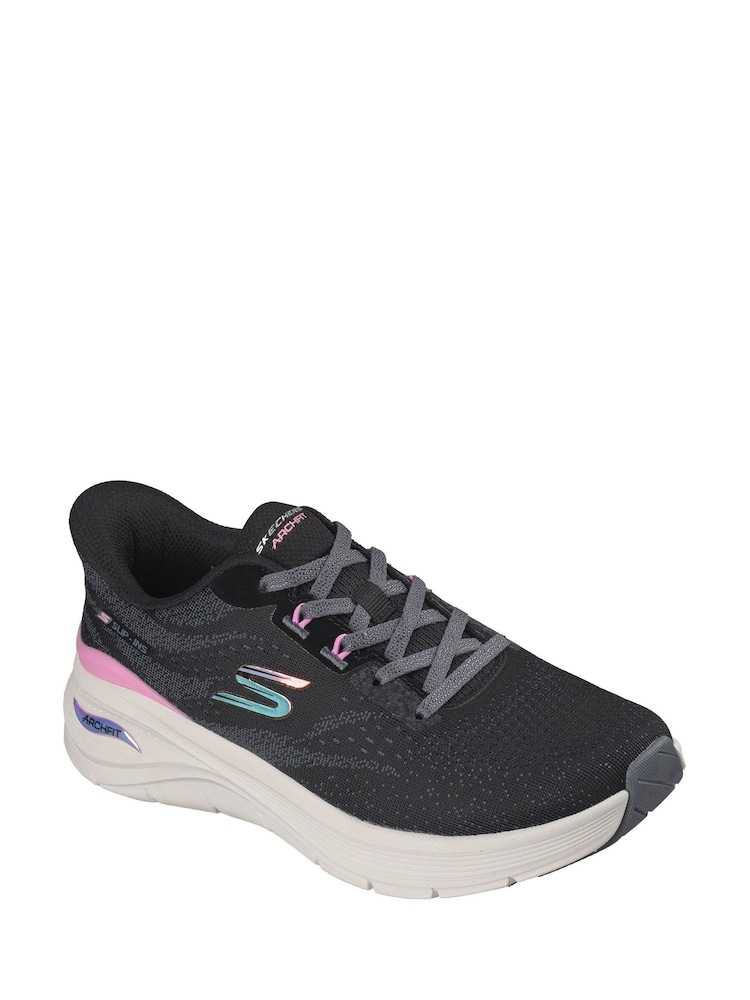 Melns/balts - Skechers Arch Fit 3.0 Treneri - Attēls 2 no 3