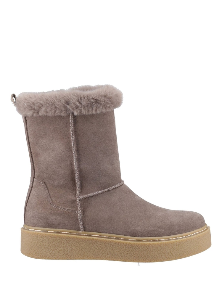 Hush Puppies Brown Becca Mid Boots - Image 1 of 4