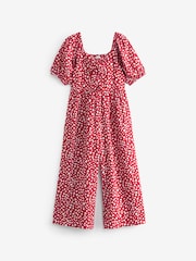 Red Hearts Printed Jumpsuit (3-16yrs) - Image 5 of 7