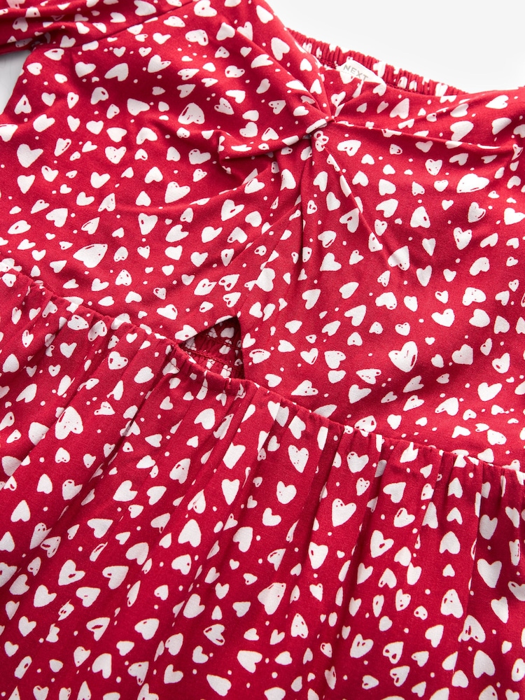 Red Hearts Printed Jumpsuit (3-16yrs) - Image 7 of 7 Red Hearts Printed Jumpsuit (3-16yrs) - Image 7 of 7