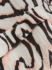 River Island Cream Ikat Beach Shirt - Image 4 of 4