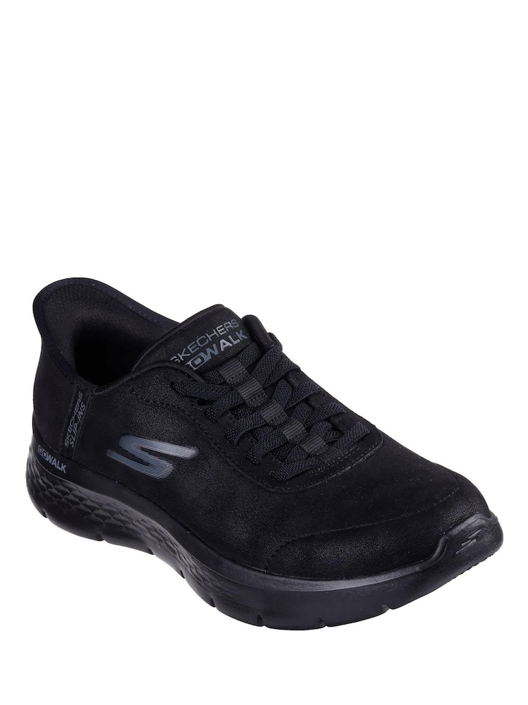Skechers Black Go Walk Flex Mali Trainers - Image 2 of 3