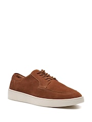 Hush Puppies Brown Riven Lace Up Shoes - Image 2 of 5