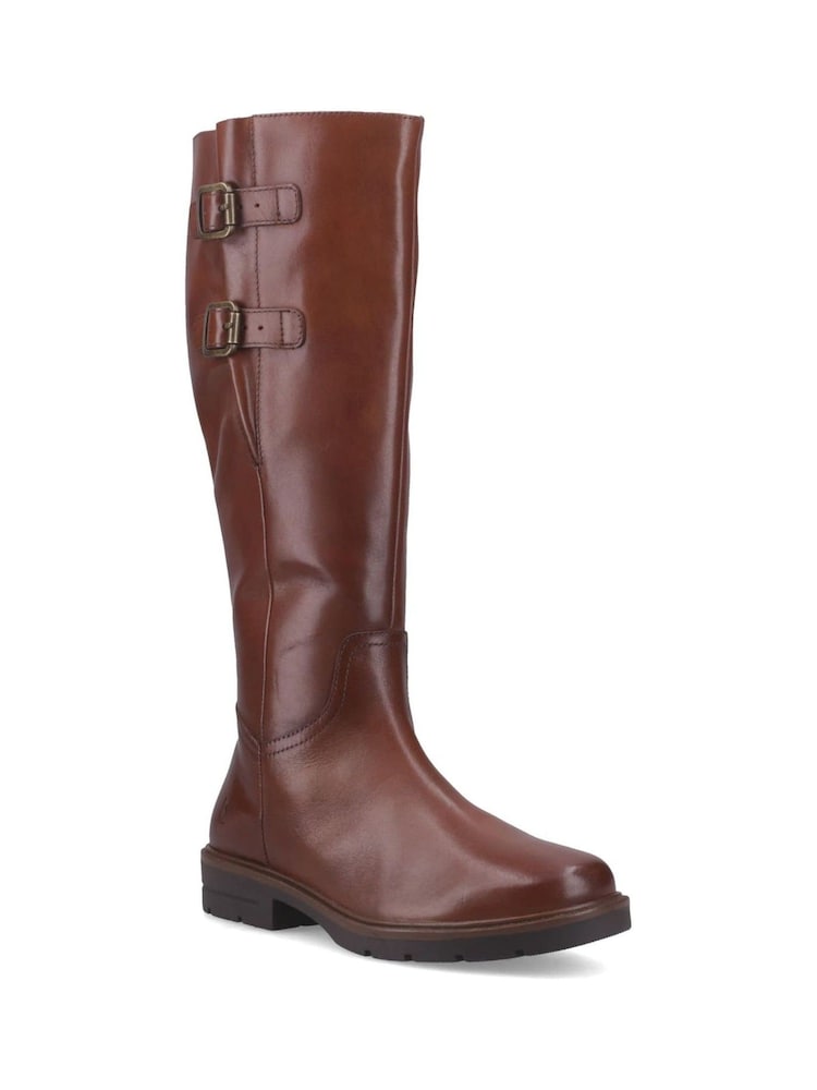 Hush Puppies Brown Tallulah Long Boots - Image 2 of 5