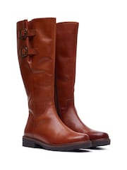 Hush Puppies Brown Tallulah Long Boots - Image 4 of 5