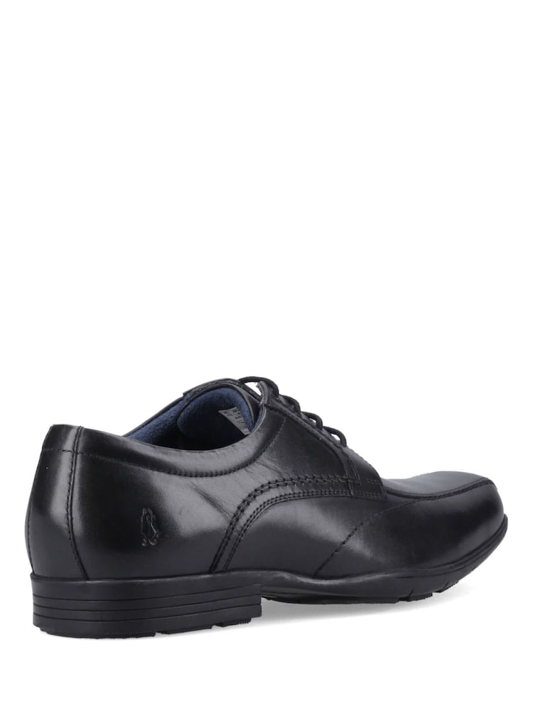 Hush Puppies Black Argyll Lace Up Shoes - Image 2 of 4