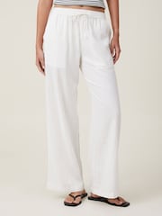 Cotton On White Haven Wide Leg Trousers - Image 1 of 4