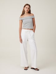 Cotton On White Haven Wide Leg Trousers - Image 3 of 4