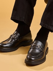 Hush Puppies Black Edgar Loafers - Image 1 of 5