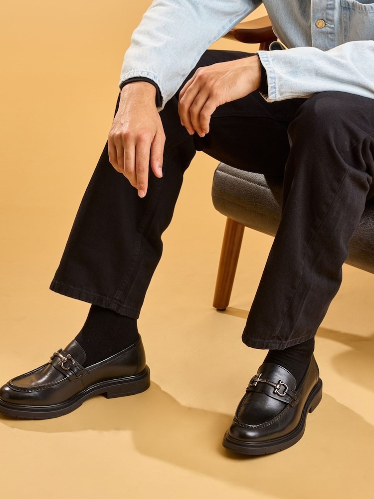 Hush Puppies Black Edgar Loafers - Image 2 of 5