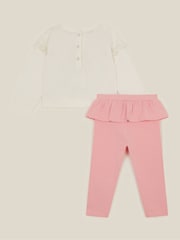 Monsoon Baby Penguin Top & Frill Leggings Set - Image 2 sur 3