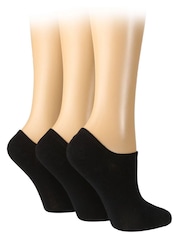 Caroline Gardner Black Signature Heart Trainer Socks 3 Pack - Image 7 of 7