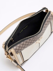 River Island Cream Cropped Panelled Cross-Body Bag - Image 5 of 5