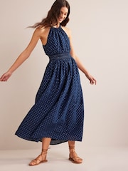 Boden Metallic Metallic Detail Maxi Dress - Image 1 of 5