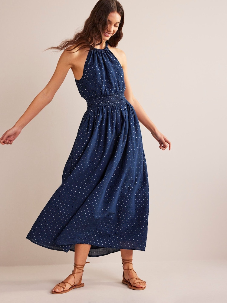 Boden Metallic Metallic Detail Maxi Dress - Image 1 of 5